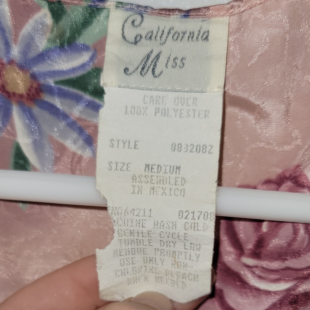 VINTAGE California Miss Robe Size Medium - Picture 2 of 5